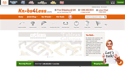 Desktop Screenshot of knobs4less.com